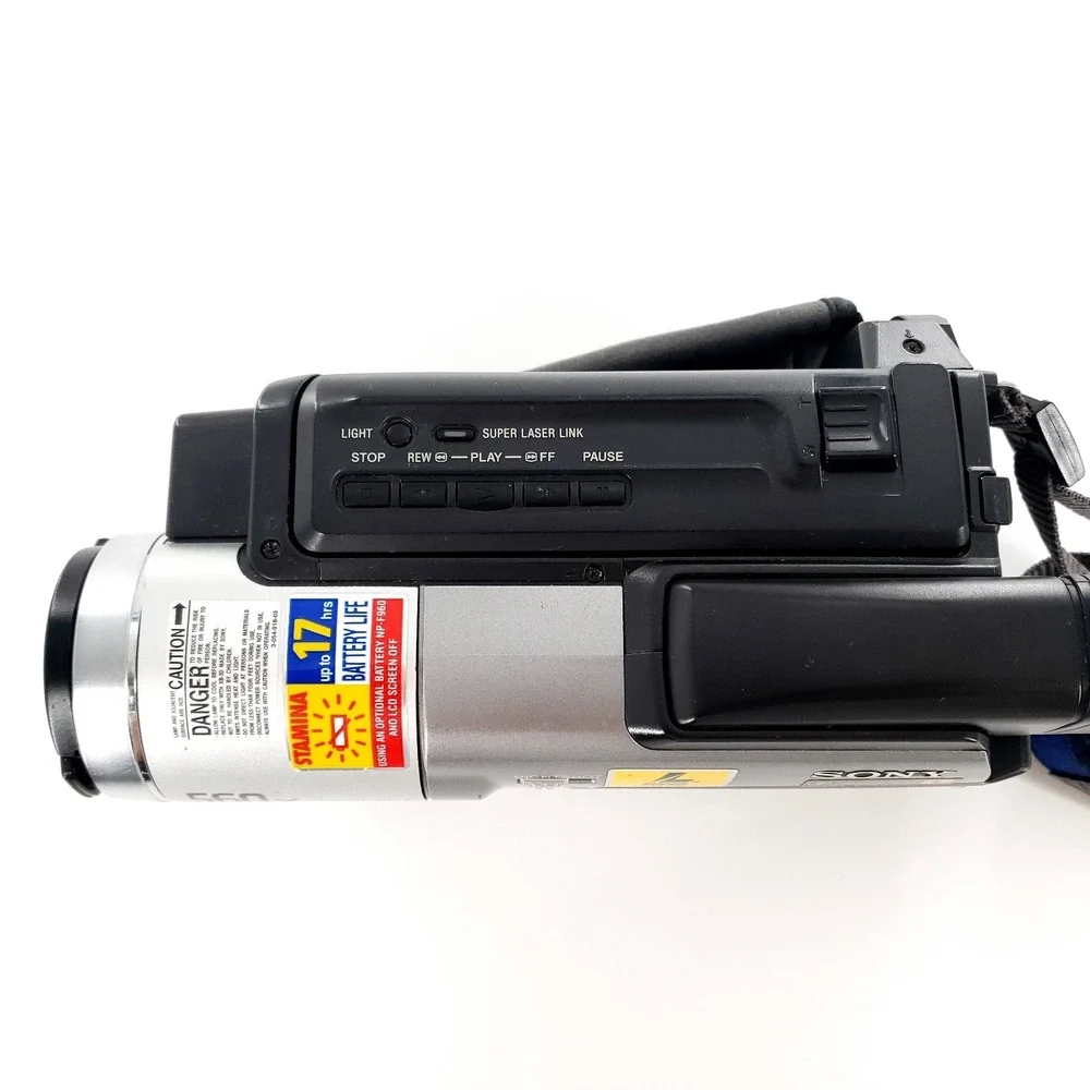 Sony Handycam CCD-TRV98 Video8 Hi-8 Camcorder w/ Battery, Charger, Tape Tested